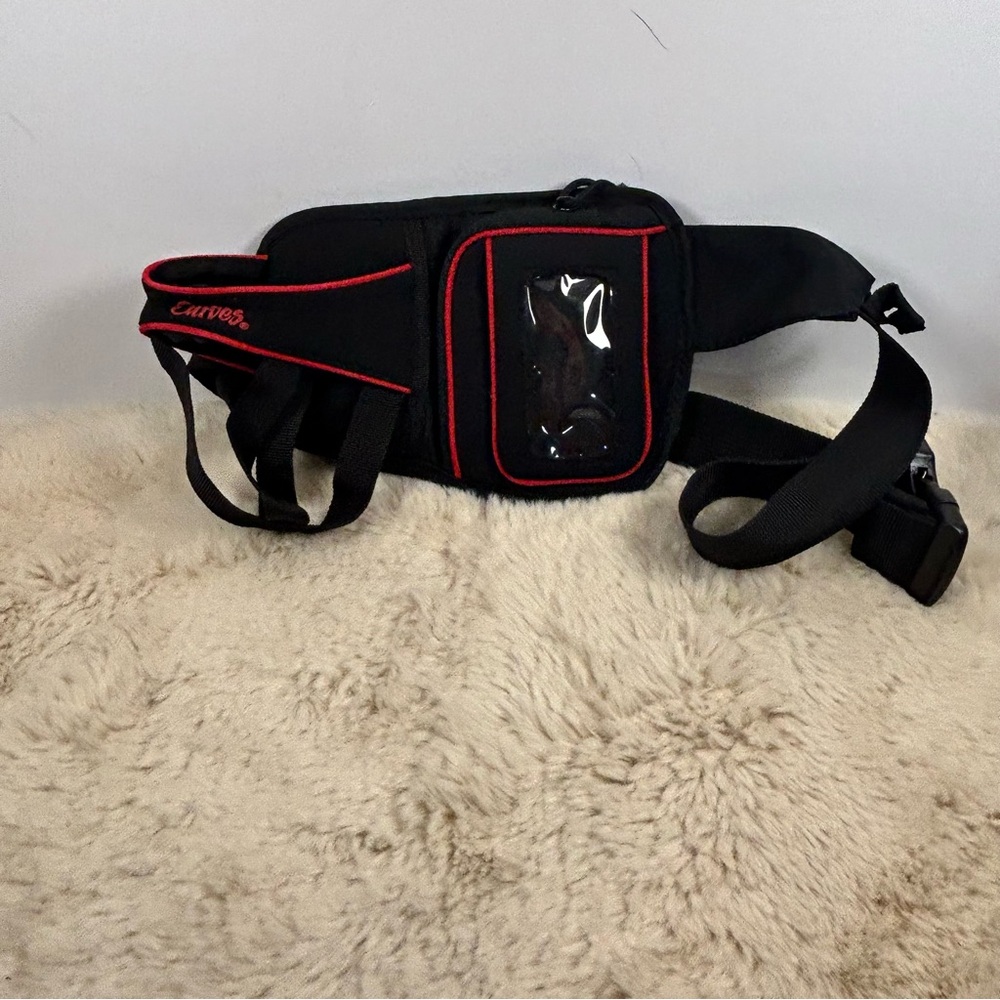 Avon Black‎ and Red Waist Bag